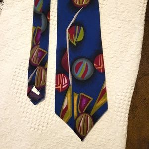COPY - NWT Miles Davis Jazz Music Themed Necktie 100% silk